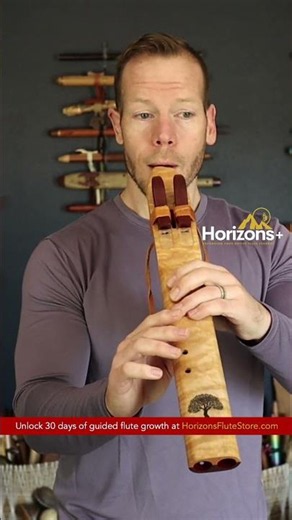 Across the Lake | 1354 Elemental Drone G Curly Maple & Paduk Native Flute