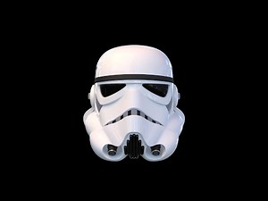 Star Wars Stormtrooper Helmet (Original) 3D Time-Lapse and Render