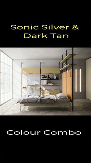 onic Silver & Dark Tan Bedroom Interior | Contemporary Comfort by Ocean Arc Interior –