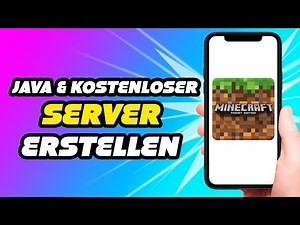 MINECRAFT mit FREUNDEN spielen JAVA & KOSTENLOSEN SERVER erstellen