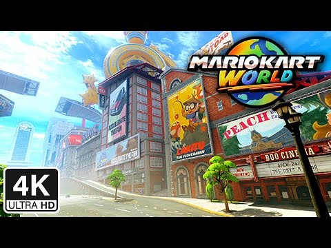 Mario Kart World · Crown City [Mushroom Cup] (HDR 4K60FPS)