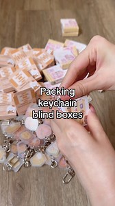 Back by popular demand!! These Blind box keychains launched in my previous update and they were so popular they sold out so quickly 🥰 i waited to post this video after i got restocks of them! I have updated them onto my shop (soon on tiktok shop after my booth events) so do get them before they are all gone again 💗 Also hope you enjoyed this packing video, it took a while to edit but i really like how it turned out ☺️ kinda satisfying with the asmr sound! #keychainblindbox #blindbox #diyblindb