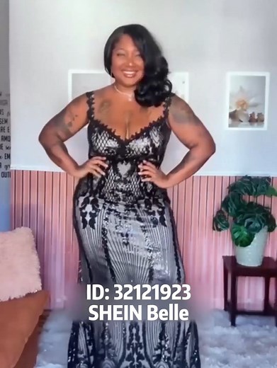 SHEIN CURVE on Instagram: "Just here to romanticize every outfit. @manumendes.rj Maweii Color Block Sweater Dress: 42888659 SHEIN Belle Black Lace Mermaid Gown: 32121923 https://shein.top/kbrcfao #SHEINCurve #SHEINWomen #sheingals #SHEINforAll #SHEINinspo #outfit #newobsesSHEIN #ootd"