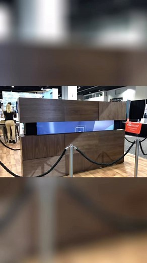 4.7K views · 66 reactions | HIDDEN TV • Where would you put this? We spotted this motorized TV lift at CEDIA. Our friends at @futureautomation build the coolest hidden TV solutions. #tvinstall #hiddentv #tvlift #tv #smarthome #cooltech #homedesign | Smart Home Brothers | Facebook