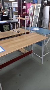 6.5K views · 45 reactions | Brand New Metal and Wooden Computer Desk at Brand Source. In store purchases only! Visit us #2 Trantrill Road St. Augustine. Call us 663-5755/ 662-5552/ 352-2439 All items comes unassembled in a box. | Brand Source | Facebook