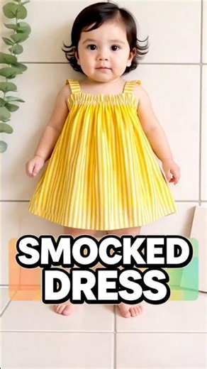 How to Sew a Smocked Baby Dress (Easy Sewing Tutorial)