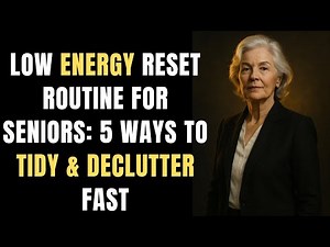 Low Energy Reset Routine for Seniors: 5 Ways to Tidy & Declutter Fast