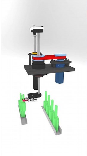 Lifting and rotating mechanism with grooved ball #fusion360 #cad #mechanical #engineering