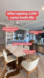 3.4K views · 335 reactions | I had to sign 2,000 copies of THE BANNED BOOKS CLUB before leaving on book tour so that orders through my website could ship while I was gone for two weeks. My son complained about how stickering the books was starting to hurt his fingers and I had to laugh. I think he had the easier job, don’t you? | Author Brenda Novak | Facebook