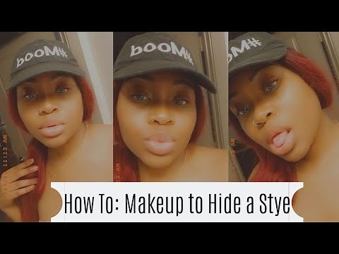 How To: Makeup to Hide a Stye| In Less Than 10 mins!