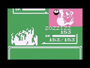 Pokemon Red - Glitch trainer Jacred (ZZAZZ variant, one growl)