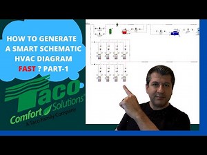 HVAC SYSTEM DESIGN TUTORIAL-Taco Hydronic Software- How to generate HVAC schematic FAST? Part 1