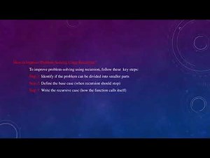 Recursion in C || interview Question