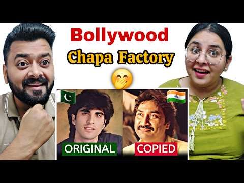 🤭 Indian Reaction on Famous Indian Songs Copied from Pakistani Songs | Bollywood Chapa Factory