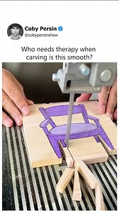 2.8M views · 1.1K reactions | Watch detailed carving transform wood into stunning art. | Coby Persin | Facebook