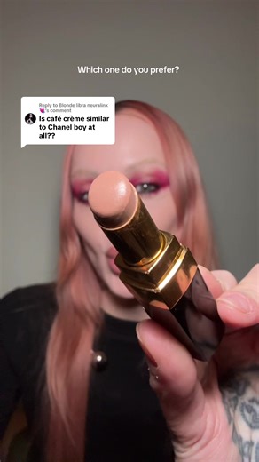 Chanel Lipstick Comparison: Boy vs Cafe Creme