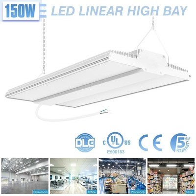 150 Watts LED Linear High Bay Shop Lights Commercial Warehouse Workshop Lighting | eBay