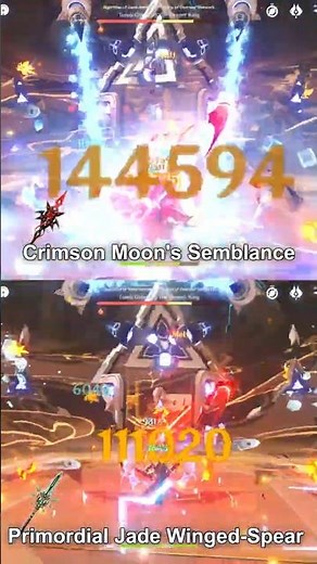 Crimson Moon vs Jade Spear: Best Weapon for Arlecchino? 🔥🤔 | Genshin Impact