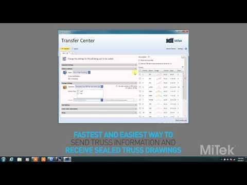 SOFTWARE - MiTek Transfer Center Software