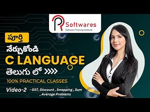 C language Full course Tutorial for Beginners in Telugu | Video -2