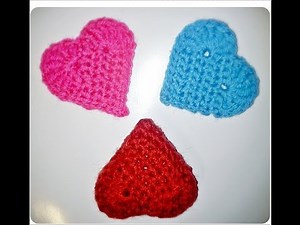 Horgolt szív készítése