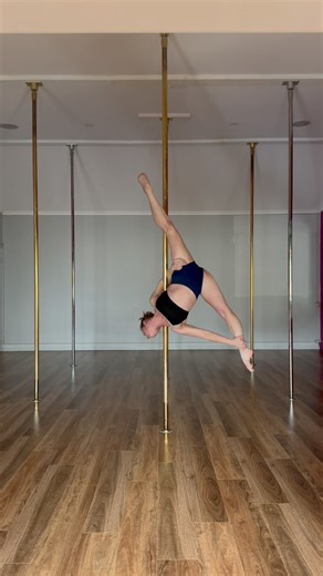 ✨This has been quite a nemesis move for me for quite some time. But I finally unlocked it… here’s how: -I bent my bottom leg and grabbed my foot BEFORE extending it into the split -I allowed myself to slide down into my elbow grip, rather than trying to nail the grip point as soon as I wrapped my arm -Turned my chest AND hips down to the floor on the split so -It’s a front split, not a middle split Hope this helps🩷 #gracefulpoledancer #polesplit #polesplits #spilts #pdblennixsplit #pdblennix #p