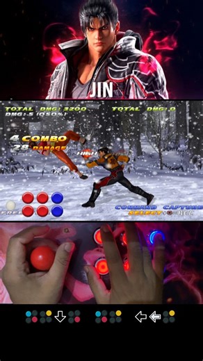 Tekken Tag Tournament JIN KAZAMA Hit And 🕹️ #gameplay #jin #hit #combos | AjAy ChAuHAn SaHab