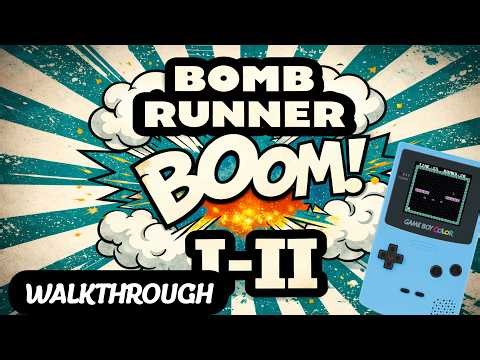 Bomb Runner 1 - Game Boy Color Walkthrough video