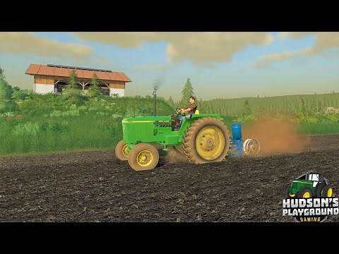 Planting corn and cutting hay with old tractors | Back in my day 6 | Farming Simulator 19
