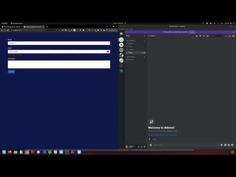 Connect your HTML Contact Form to Discord in Minutes