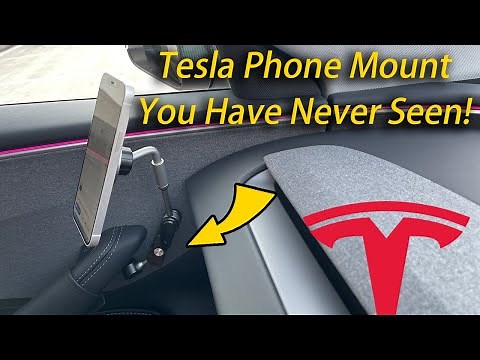 🚀 Tesla Phone Mount You Have Never Seen! | Model 3 & Model Y | DIY Install 🔧