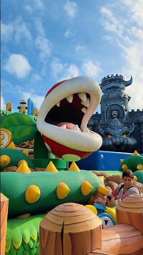 Super Mario World in Universal 🤩 #supermario #mario