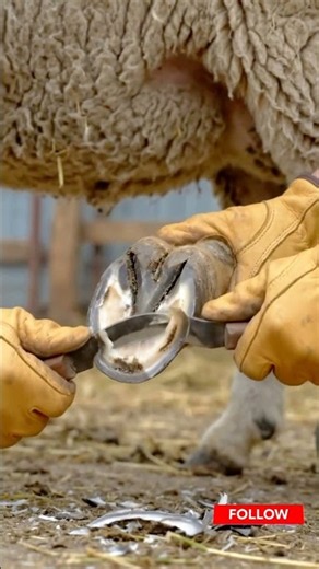 Restoring an Overgrown Sheep Hoof | Livestock Care
