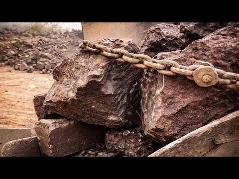 BIG ROCK 🪨 Crusher Machine - FULL Powerfull Process A Giant in Action-Big Rock Crushing#asmrvideo