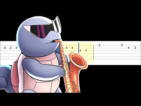 Epic Sax Squirtle (Easy Guitar Tabs Tutorial)