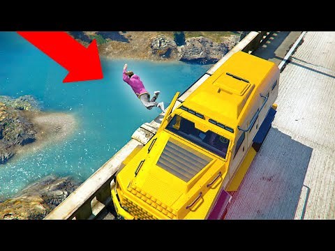 I THREW HIM OFF A BRIDGE! *FUNNY TROLLING!* | GTA 5 THUG LIFE #345