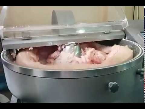ZB-80 Meat Bowl Cutter Chopping and Cutting Fresh Meat For Making Sausage or Burger Patty