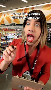 Every Walgreens district manager #walgreens #retail #comedy #districtmanager #customerservice | Izzy Insane