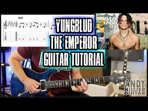 How to play YUNGBLUD - The Emperor Guitar Tutorial Lesson