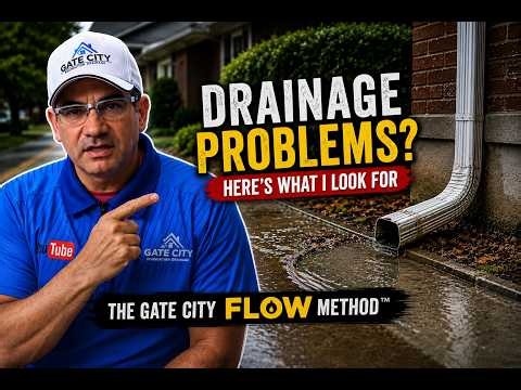 How to spot drainage issues the simple way