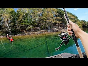 Fishing Crystal Clear Water for BIG Bass (INSANE)