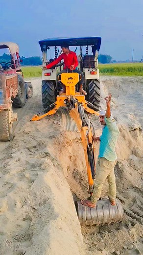 13M views · 10K reactions | जेसीबी पर मस्ती टाईम  #viralvideo #jcblover #trending #song #viralshorts #trend #shorts #reels #farming #Azad  | Rebel Ajad Yadav | Facebook