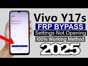Vivo Y17s (v2310) - Google Account/ FRP Bypass | Settings Not Open - 100% Working (Without Pc)
