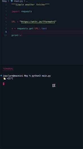 Python 3 | How Hot? Let Python Tell You! #programming #python