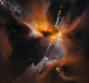 NASA Closes Out Star Wars Day with a Celestial Lightsaber Captured by Hubble