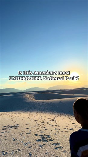 Is White Sands National Park the most underrated park in the United States? 🤍🏜️ Tucked away in southern New Mexico, White Sands National Park feels like another planet — yet it’s often skipped on U.S. national park bucket lists. Here’s why it deserves way more hype 👇 ✨ It’s unlike any other park in the U.S. White Sands is home to the largest gypsum dune field in the world. The sand is bright white, incredibly soft, and stays cooler than typical desert sand — making it surprisingly comfortable