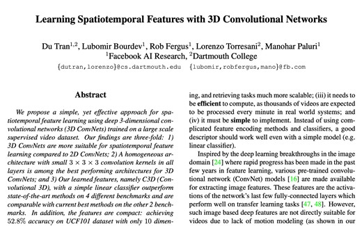 【04 C3D复现 行为识别】C3D 训练Learning Spatiotemporal Features with 3D Convolutional