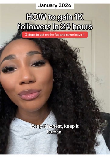 TikTok growth strategy for small creators in 2026. How to get 1,000 followers in 24 hours or less #tiktokgrowth #smallcreators #tiktoktips