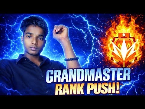 GRANDMASTER RANK PUSH 🔥 | OP GAMEPLAY 😈ONE TAP HEADSHOT 💀 | FULL SQUAD WIPE ⚡NOOB TO PRO