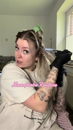 Wella illumina 6/16 dunkel aschblond & 9/60 hellblond: Haarfärbe Routine von Lena